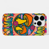 Goede vibes retreat paddenstoel Case-Mate iPhone case (Achterkant (horizontaal))