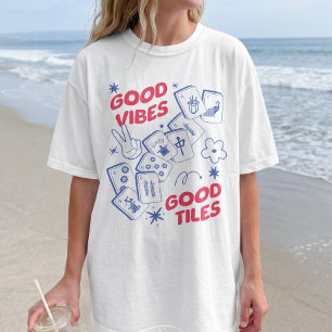Goede Vibes Retro Mahjong T-shirt