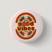 Goede Vibes Ronde Button 3,2 Cm (Voorkant)