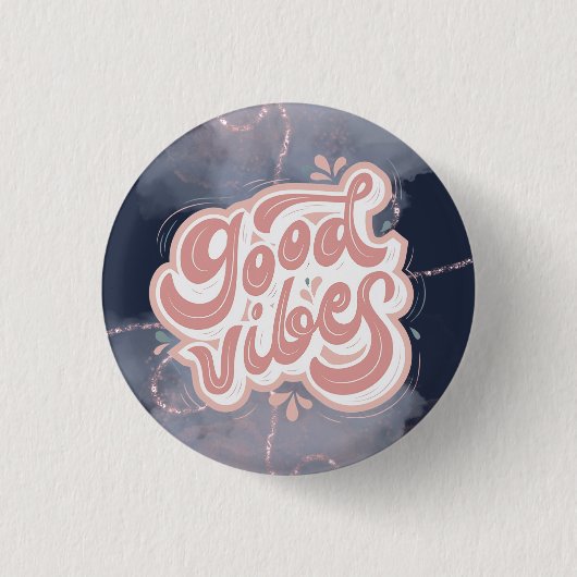 Goede Vibes Ronde Button 3,2 Cm (Voorkant)
