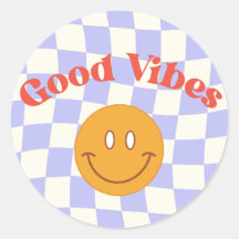 Goede Vibes ronde Sticker