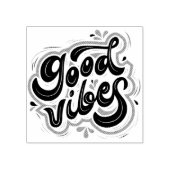 Goede Vibes Rubberstempel (Afrduk)