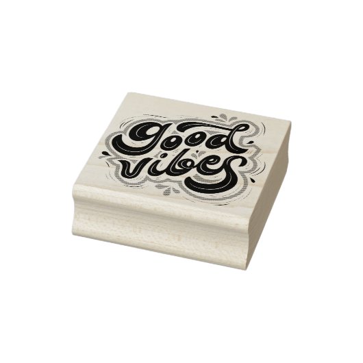 Goede Vibes Rubberstempel (Stempel)