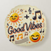 ☀️ + 🎶 = GOEDE VIBES SIERKUSSEN ROND KUSSEN (Voorkant)