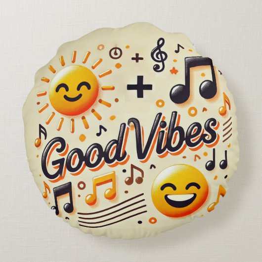 ☀️ + 🎶 = GOEDE VIBES SIERKUSSEN ROND KUSSEN (Achterkant)