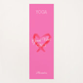 Goede Vibes slechts Hart Grafisch om het even welk Yogamat (Voorkant)