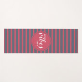 Goede vibes - slechts roze & blauwe typografie Cit Yogamat (Voorkant (horizontaal))