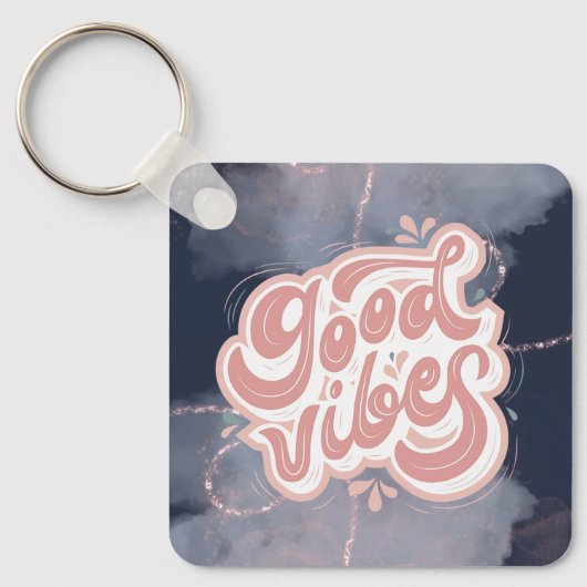 Goede Vibes Sleutelhanger (Voorkant)