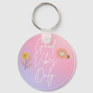 Goede vibes sleutelhanger