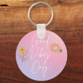 Goede vibes sleutelhanger (Voorkant)