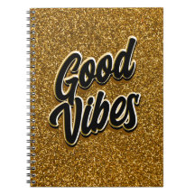 Goede Vibes Spiraal Notebook