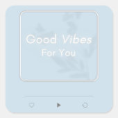 'Goede Vibes' Sticker (Voorkant)