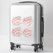 Goede Vibes Sticker (Koffer)
