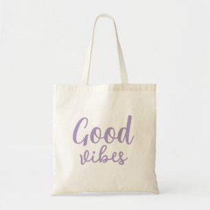 Goede vibes Stijlvol Modern Minimal Monogram Schat Tote Bag