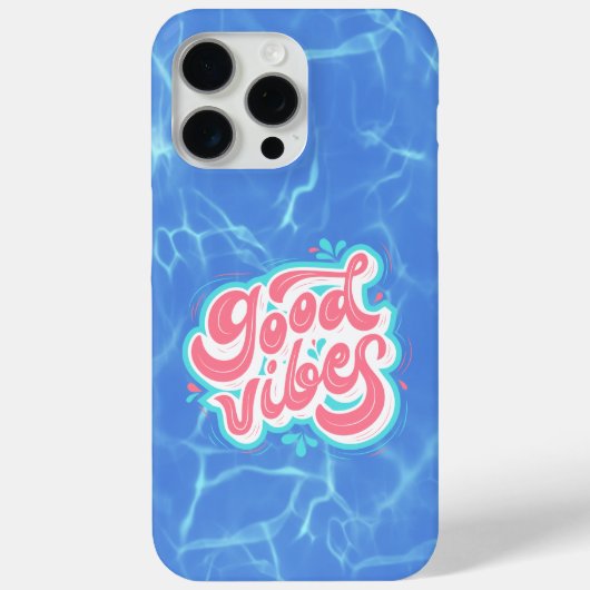 Goede Vibes Strand/zwembad Case-Mate iPhone Case (Achterkant)