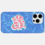 Goede Vibes Strand/zwembad Case-Mate iPhone Case (Achterkant (horizontaal))