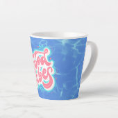 Goede Vibes Strand/zwembad Latte Mok (Rechterhoek)