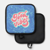 Goede Vibes Strand/zwembad Pannenlap (Voorkant / Achterkant)