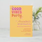 Goede Vibes Summer 30e verjaardagsfeest Kaart (Staand voorkant)
