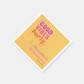 Goede Vibes Summer 30e verjaardagsfeest Servet (Hoek)