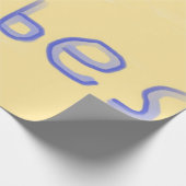 Goede vibes tekstkunst cadeaupapier (Hoek)