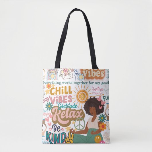Goede Vibes Tote Bag (Voorkant)