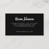 Goede Vibes / Trendy Lettertype Visitekaartje (Achterkant)