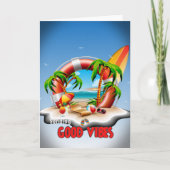 Goede Vibes verzenden Kaart (Voorkant)