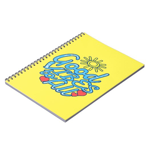 Goede Vibes voor iedereen Notitieboek (Linkerzijde)