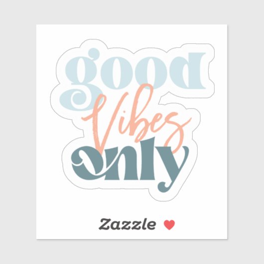Goede Vibes Waterdichte Sticker (Vel)