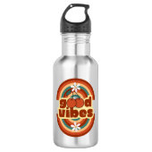 Goede Vibes Waterfles (Voorkant)