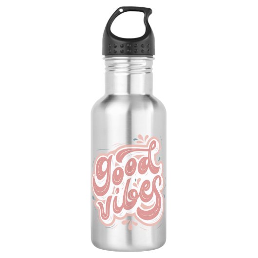 Goede Vibes Waterfles (Voorkant)