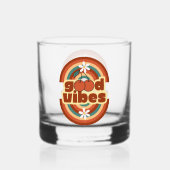 Goede Vibes Whisky Glas (Voorkant)