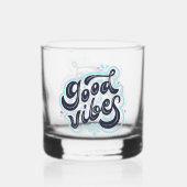 Goede Vibes Whiskyglas Whisky Glas (Voorkant)