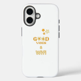 Goede Vibes & Wifi Telefoonhoes iPhone 16 Hoesje