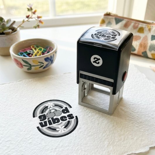 Goede Vibes Zelfinktende Stempel