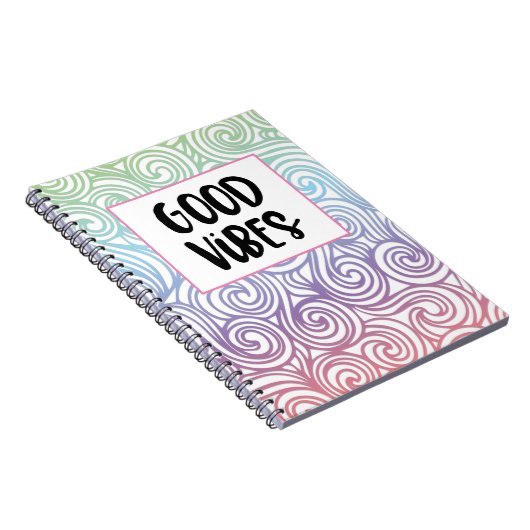 Goede vibes zwengels notitieboek (Rechterzijde)