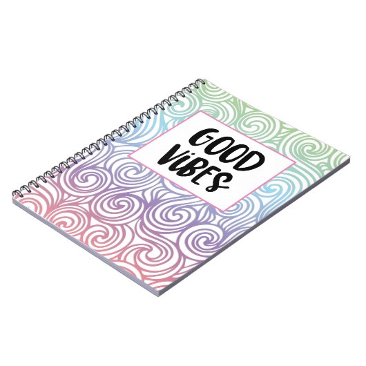 Goede vibes zwengels notitieboek (Linkerzijde)