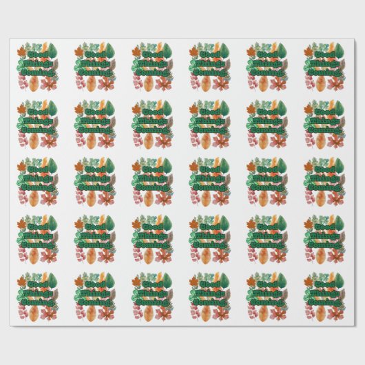 goede vibraties cadeaupapier (Vlak)