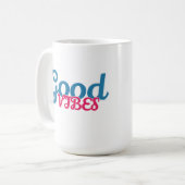 Goede vibraties koffiemok (Voorkant links)