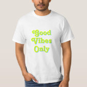 Goede virussen Alleen chartreuse groen lichtblauw  T-shirt (Voorkant)