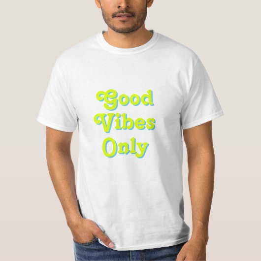 Goede virussen Alleen chartreuse groen lichtblauw  T-shirt (Voorkant)