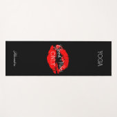 Goede virussen alleen rode lips Grafisch Elke naam Yogamat (Voorkant (horizontaal))