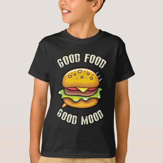 Goede voeding shirt goede stemming (Voorkant)