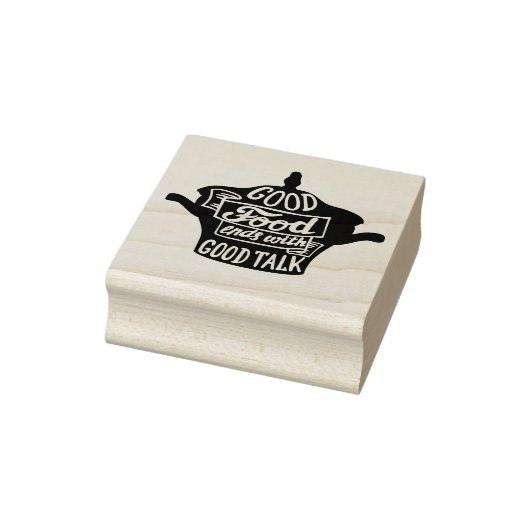 Goede Voedsel Citaat Rubberstempel (Stempel)