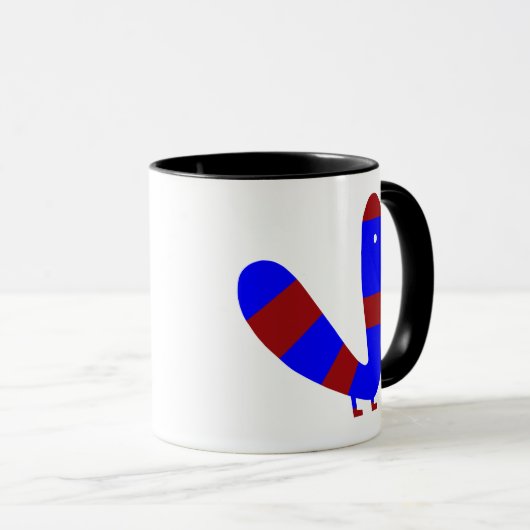 Goede vogelzon regenboog mok (Voorkant rechts)