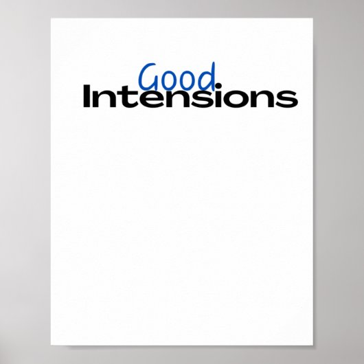 Goede voornemens Sticker Poster (Voorkant)