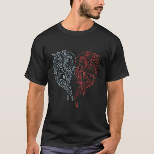 Goede voortekenen - een toast op de wereld (blauw t-shirt