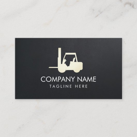 Goede vorkheftruck, logistiek - Professioneel Visitekaartje (Voorkant)