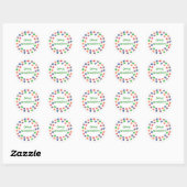 Goede vraag, Circle of colorful stars stickers (Vel)